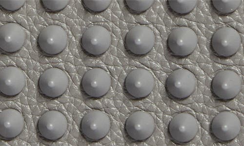 Christian Louboutin Funky Studded Leather Bifold Wallet In Smoke Grey