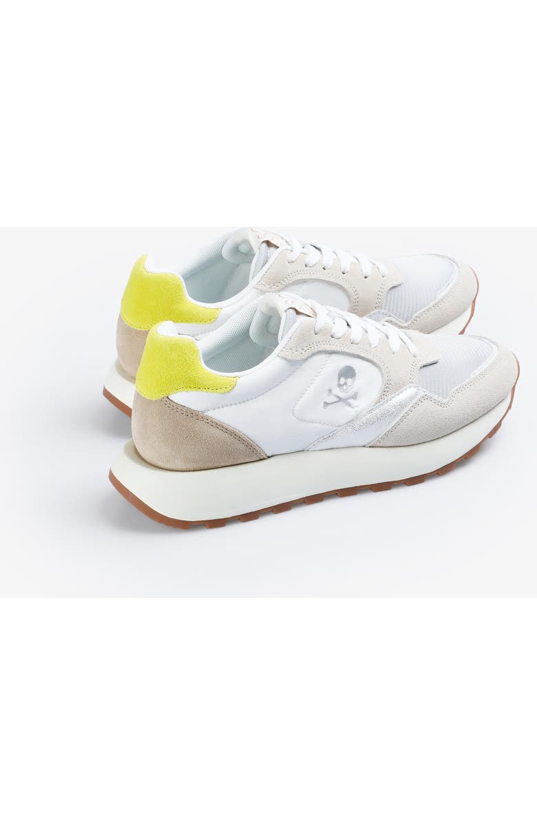 Scalpers Gina Sneakers W, Alternate, color, Offwhite-Lime