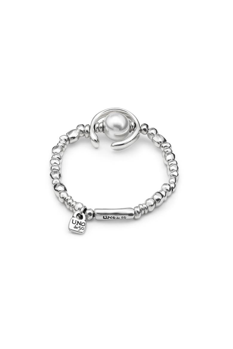 Luna Pearl Bracelet, Alternate, color, Silver