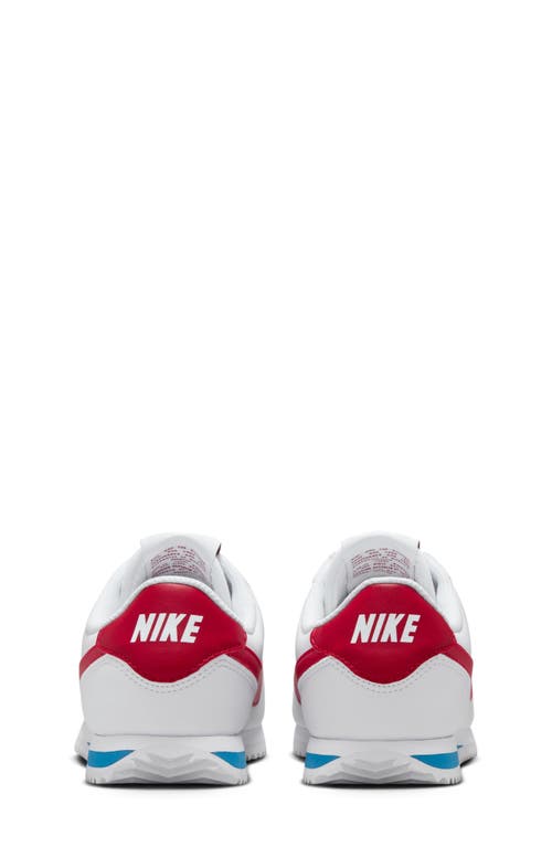Nike Cortez Sneaker In White/varsity Red/blue
