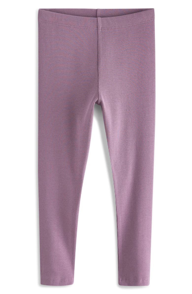 NEXT Kids' Assorted 5-Pack Stretch Cotton Leggings, Alternate, color, 