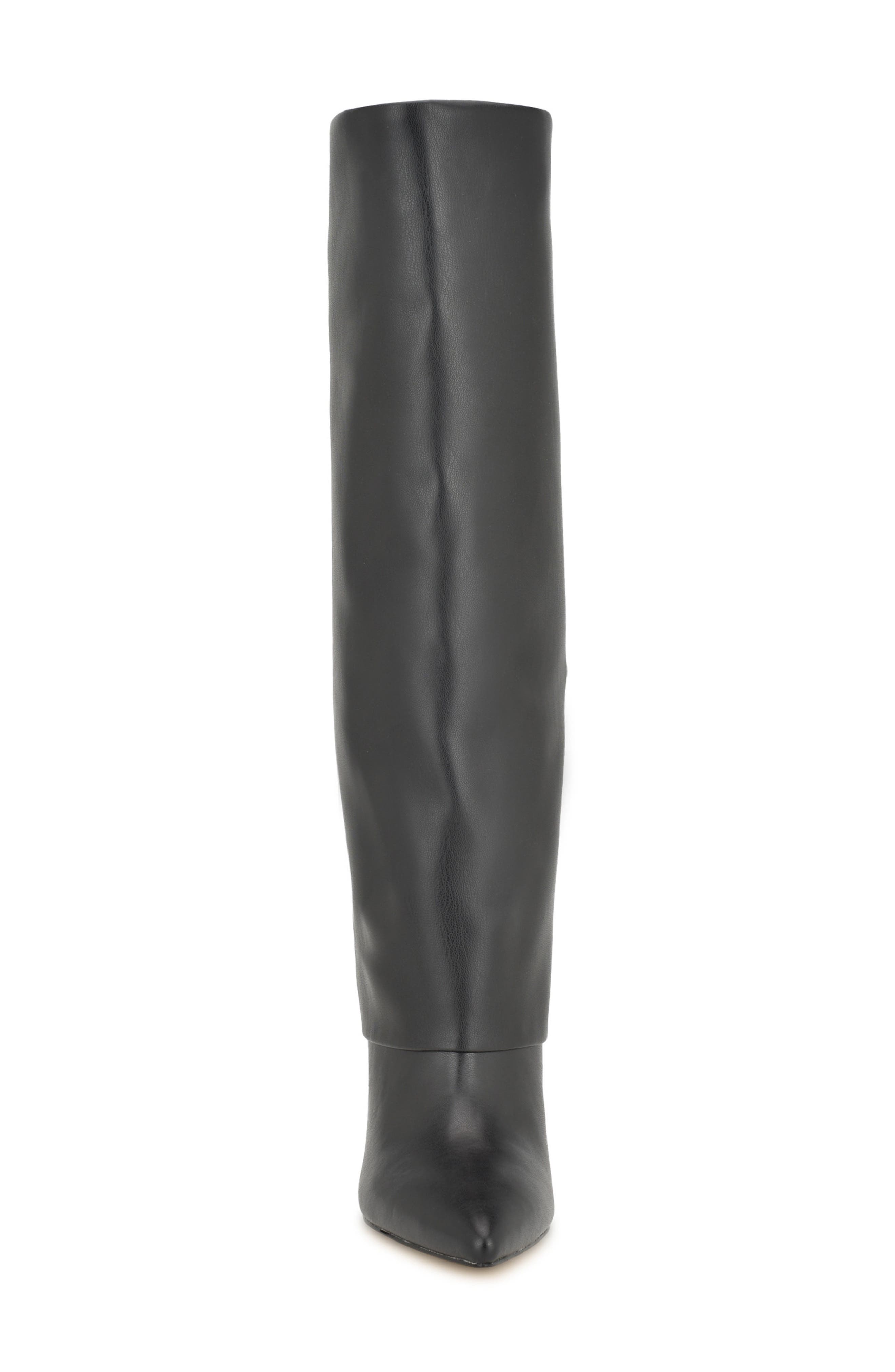 Nine West Radish Foldover Pointed Toe Knee High Boot, Alternate, color, 