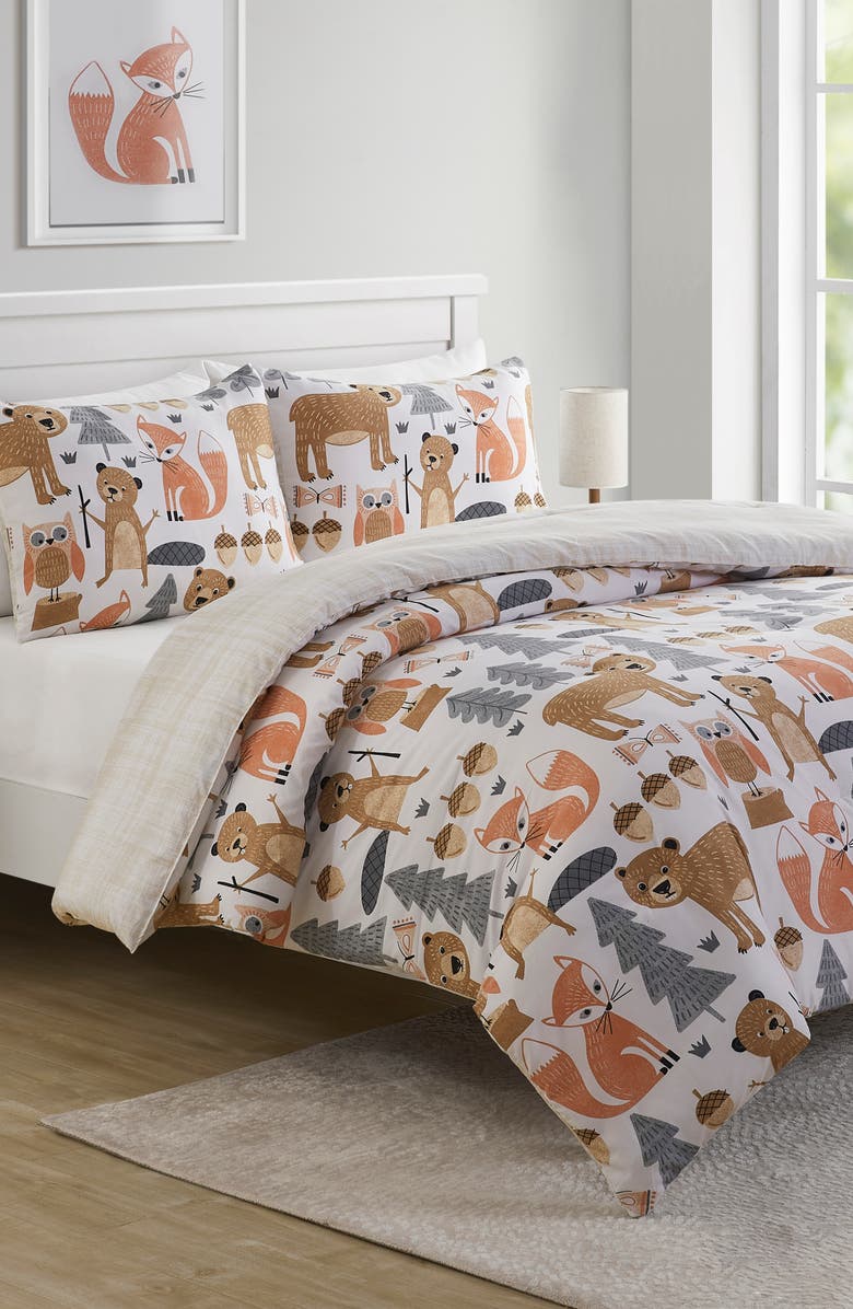 VCNY HOME Little Campers Woodland Comforter Set, Main, color, Multi