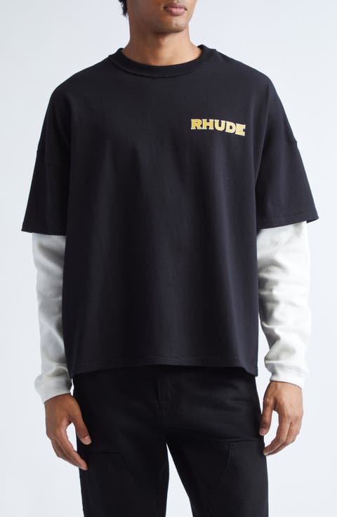 Steel Double-Layered Graphic T-Shirt