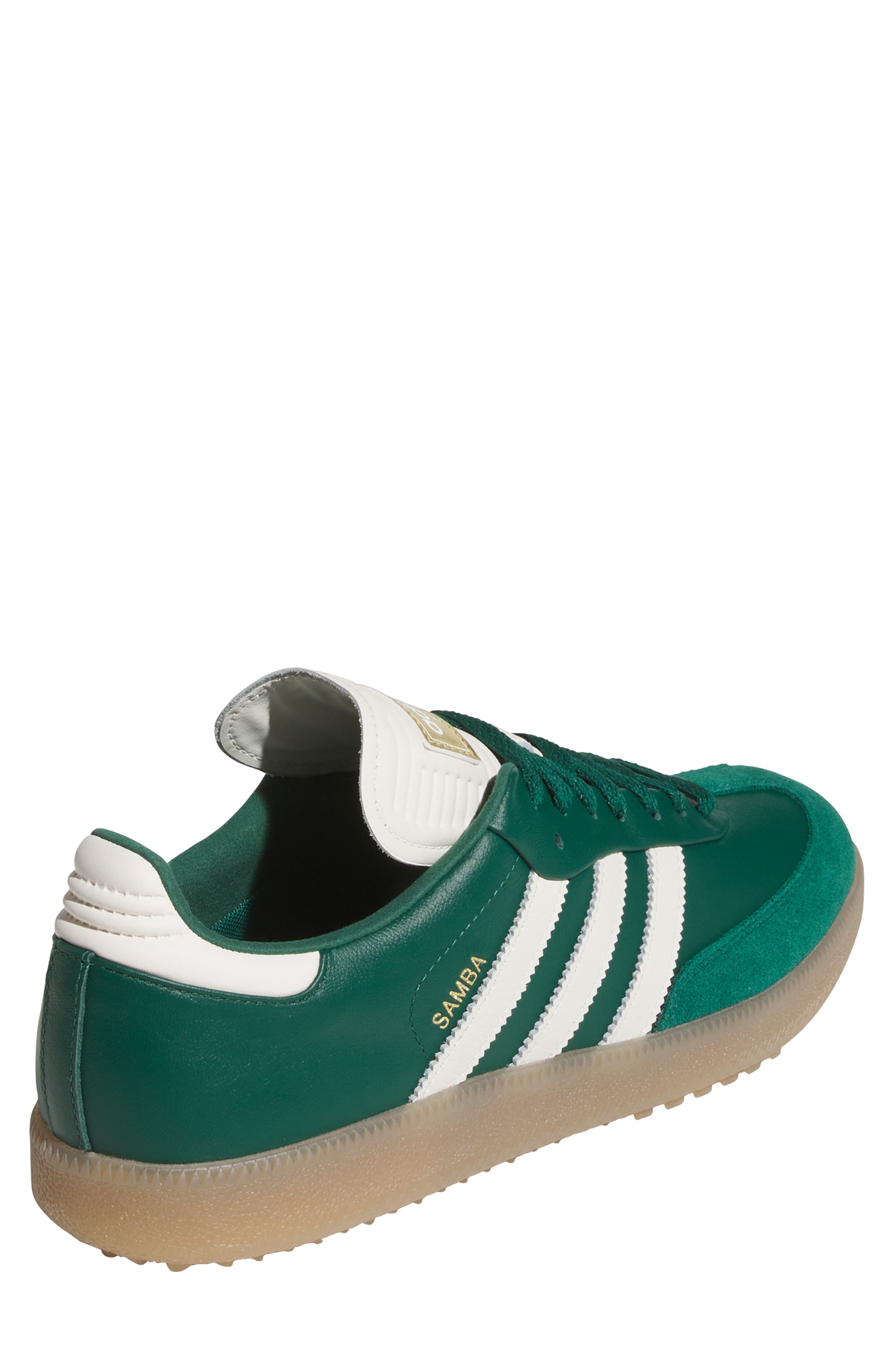 adidas Samba Golf Sneaker, Alternate, color, Green/ Off White/ Gum4