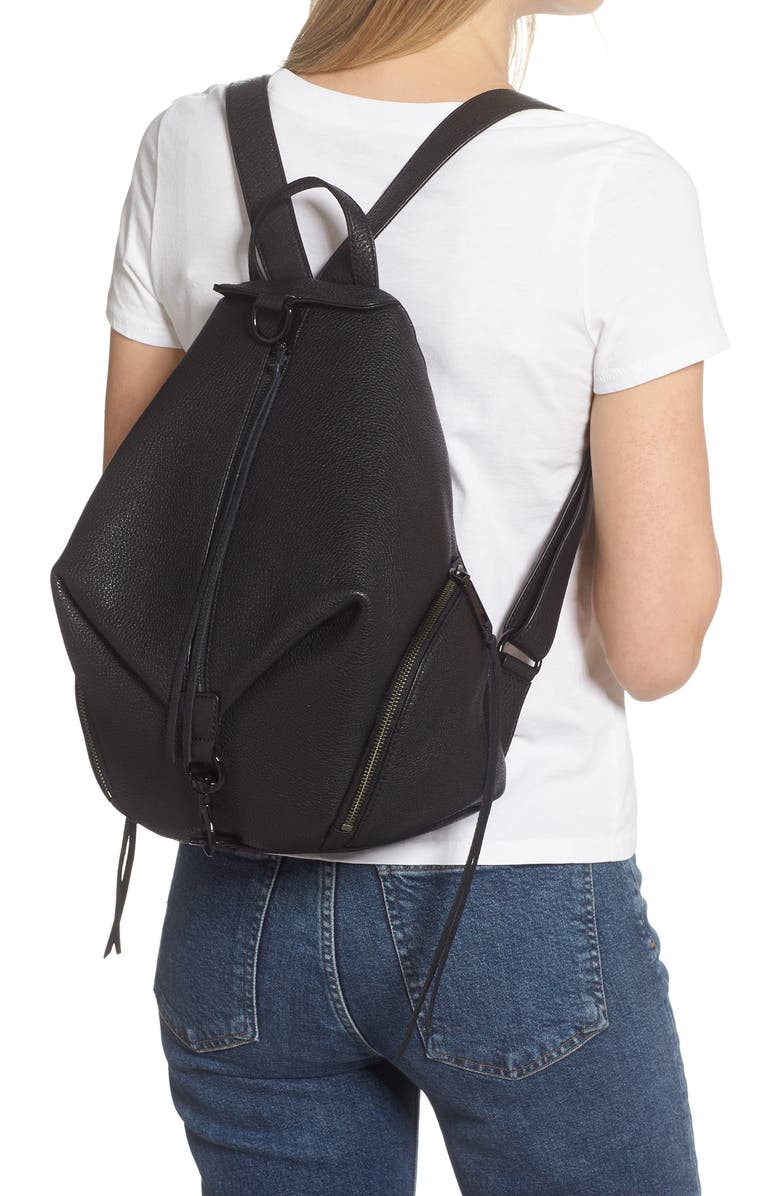 Rebecca Minkoff Julian Backpack, Alternate, color, Black