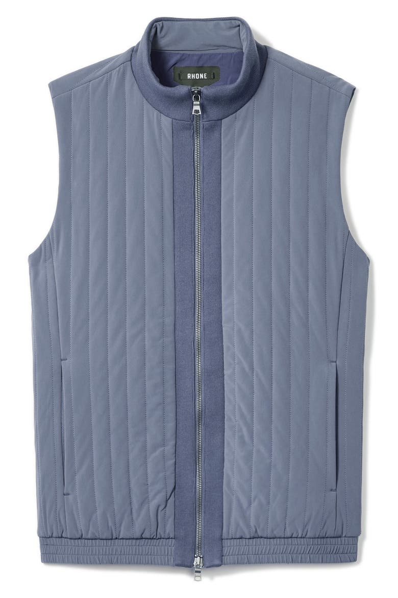 Skyline Quilted Vest, Alternate, color, FOLKSTONE GRAY