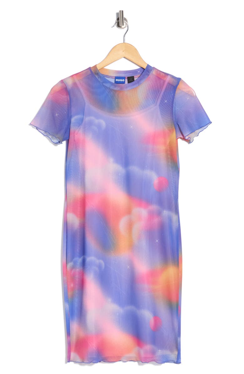 BOSS Nastaja Dress, Alternate, color, Purple
