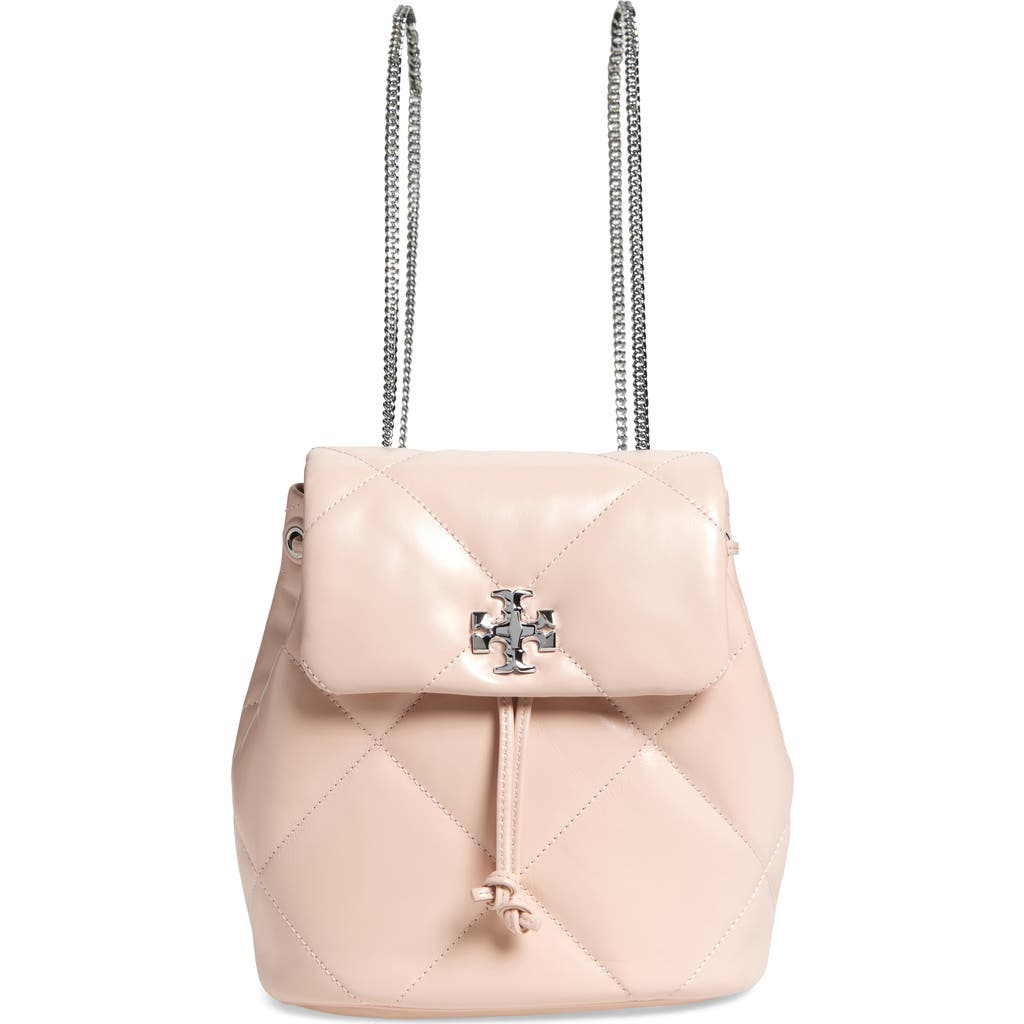 Shop Tory Burch Small Kira Diamond Quilted Leather Backpack