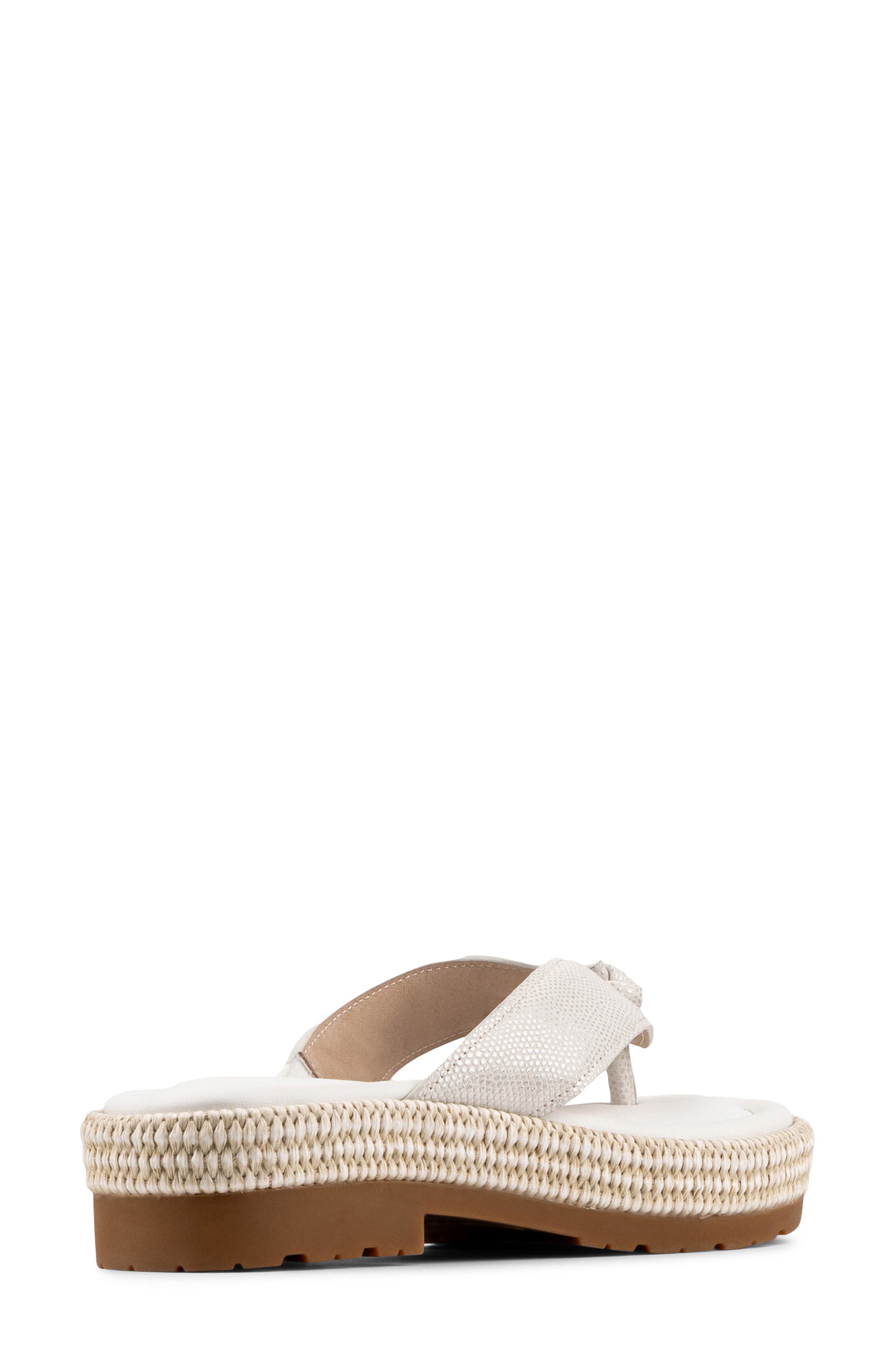Samiya Platform Flip Flop, Alternate, color, PORCELAIN