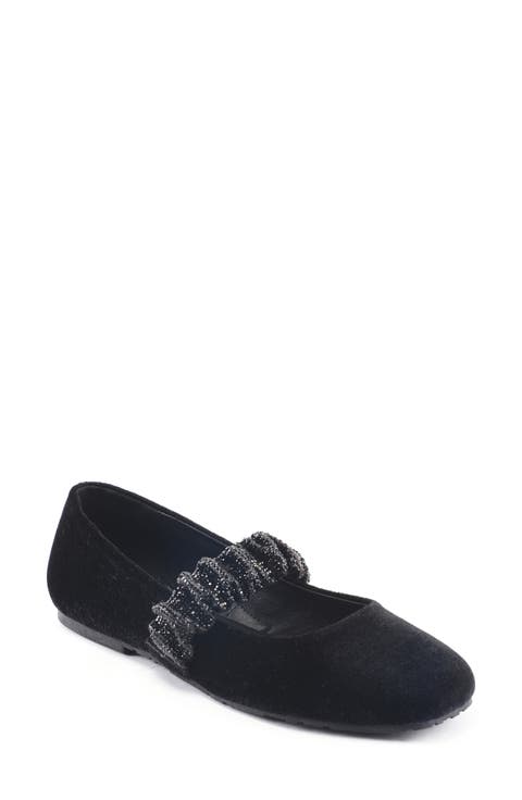 Elema Jewel Mary Jane Flat