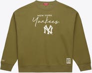 Mitchell & Ness Women's Mitchell & Ness Olive New York Yankees Cooperstown Collection Fleece Sweatshirt