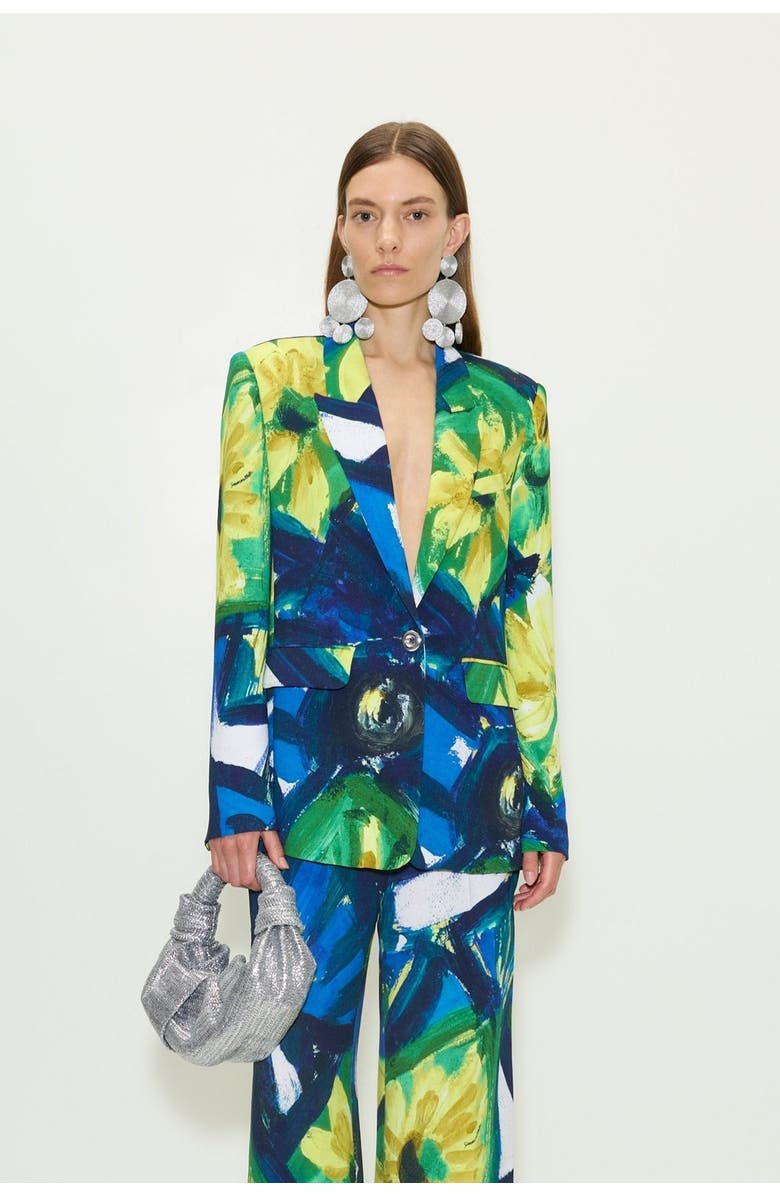 SIMONMILLER Lennox Crepe Oversized Jacket, Alternate, color, Large Abstract Floral