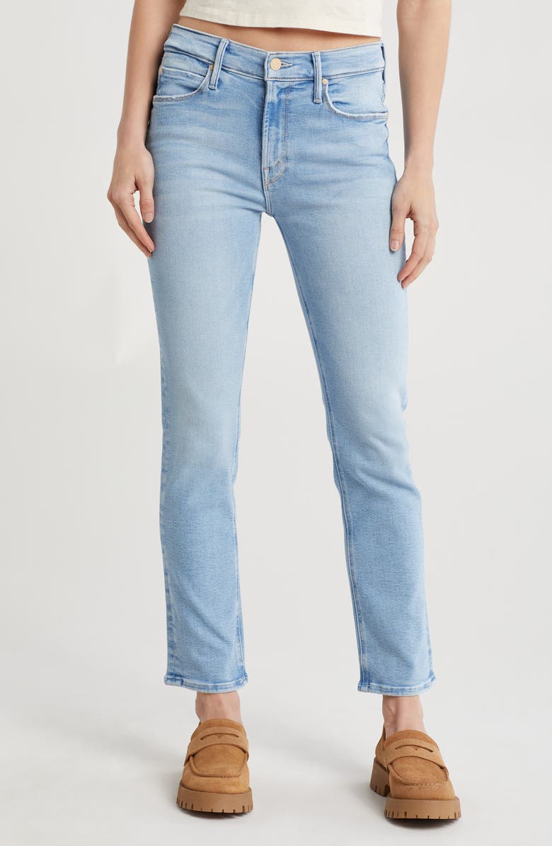 MOTHER The Dazzler Mid Rise Ankle Slim Jeans, Main, color, 
