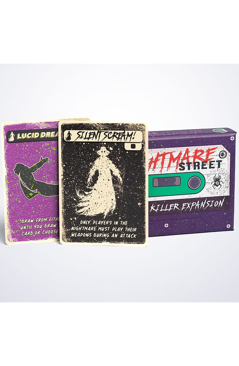 Psycho Killer Nightmare Street Expansion Party Card Game, Alternate, color, Purple