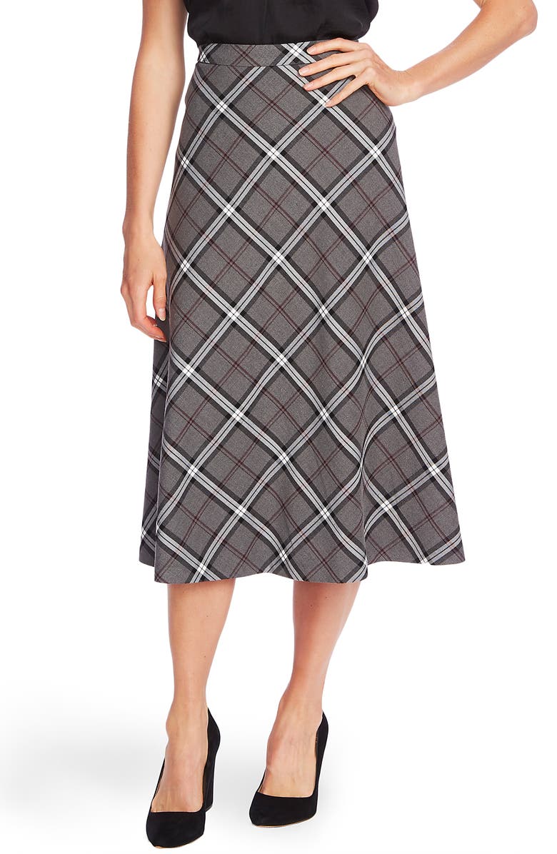 Vince Camuto Bold Plaid Skirt, Main, color, 