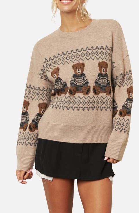 Teddy Bear Crewneck Sweater