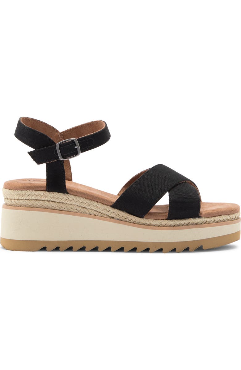 TOMS Noelan Platform Wedge Sandal, Alternate, color,