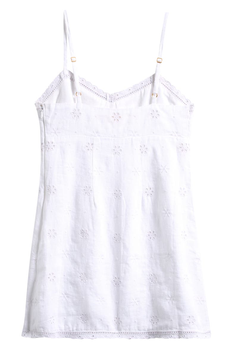 Kids' Virelai Eyelet Embroidered Dress, Alternate, color, OPTIC WHITE