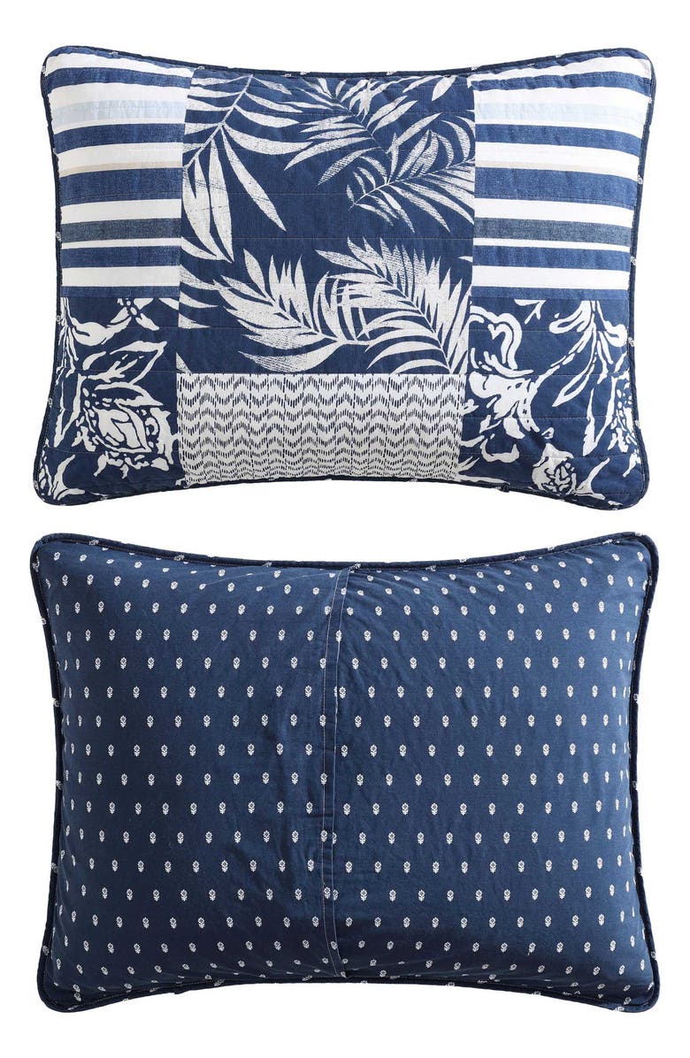 Nautica Avalon Patchwork Queen Quilt Set, Alternate, color, Navy