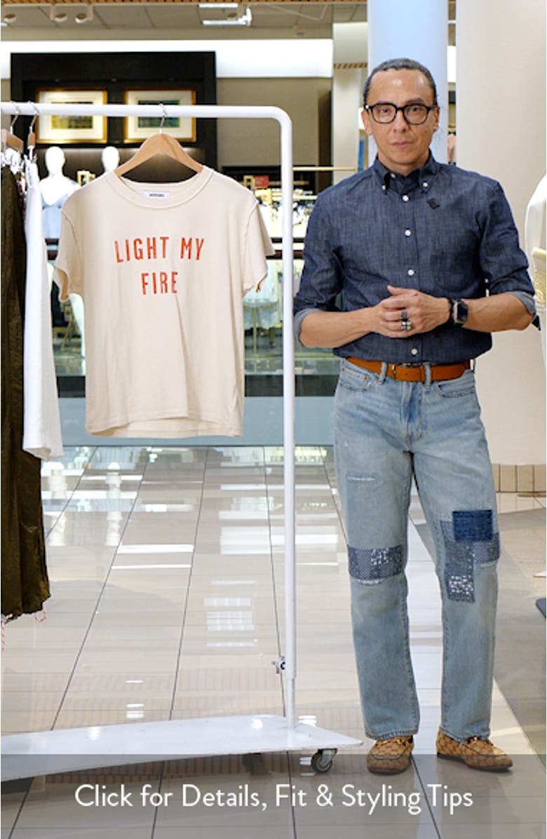 The Doors Light My Fire Cotton Graphic T-Shirt, sales video thumbnail