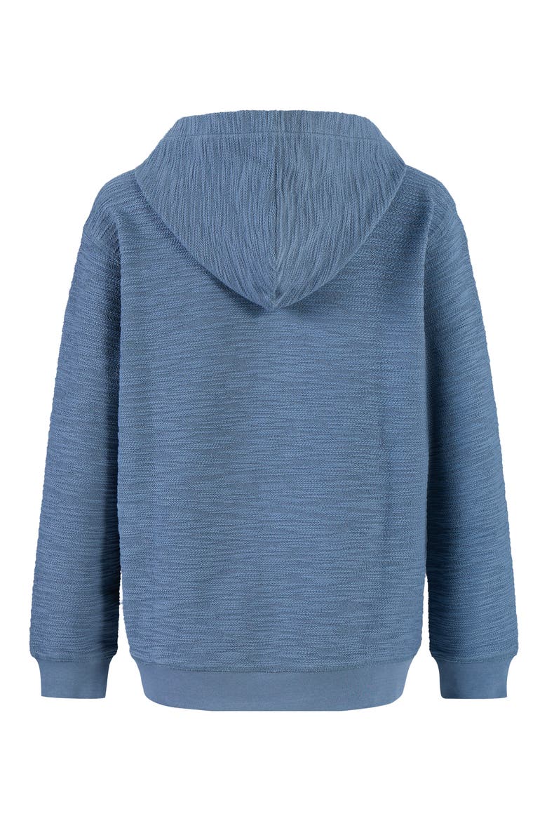 Kids' Reverse Slub French Terry Hoodie, Alternate, color, STORMY SEAS