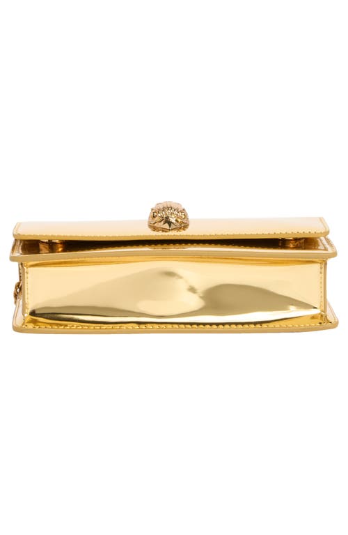 Kurt Geiger London Small Bond Top Handle Bag In Gold