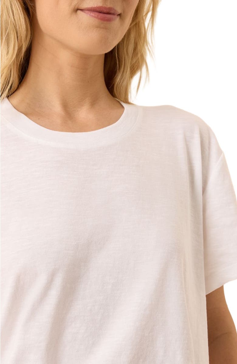 Pact Organic Cotton Featherweight Slub Relaxed Tee, Alternate, color, White