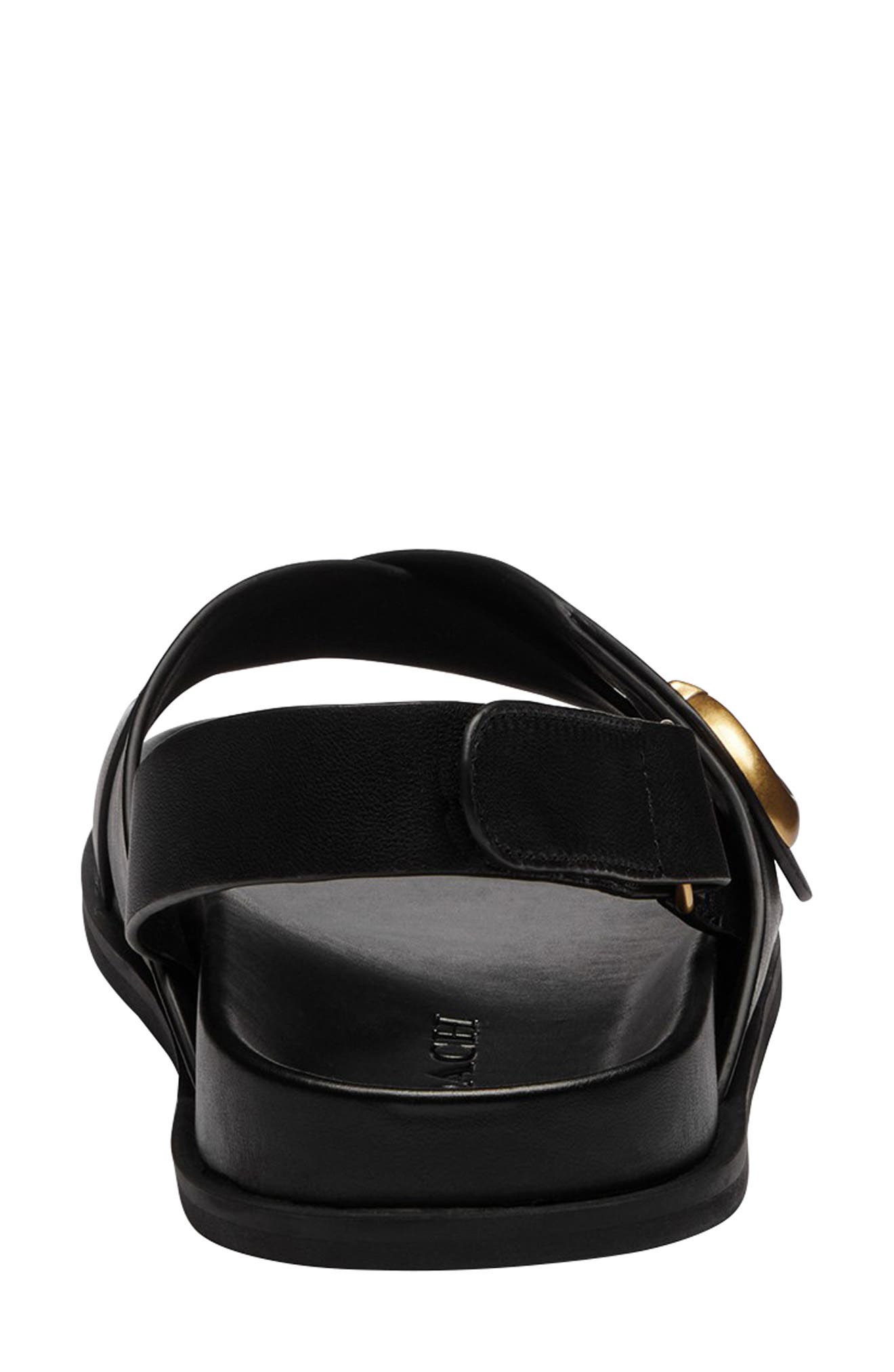 COACH Sculpted C Slingback Sandal, Alternate, color, Black
