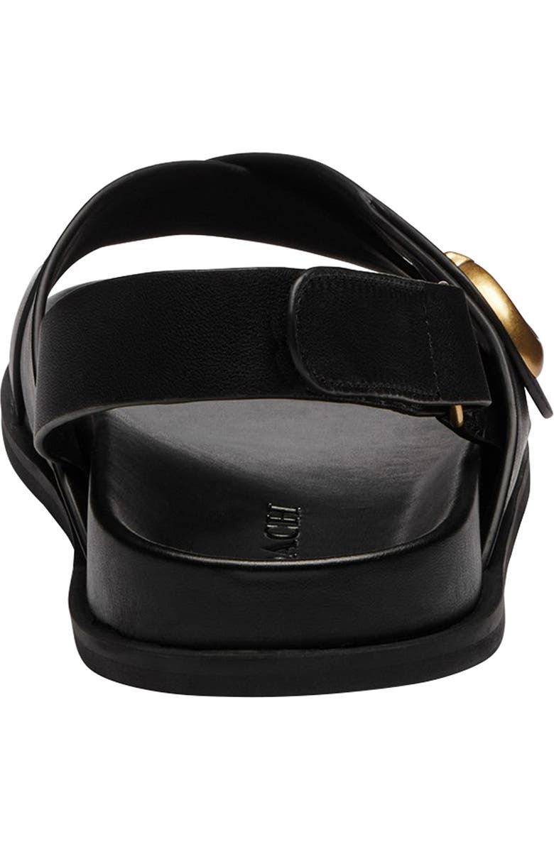 COACH Sculpted C Slingback Sandal, Alternate, color, Black
