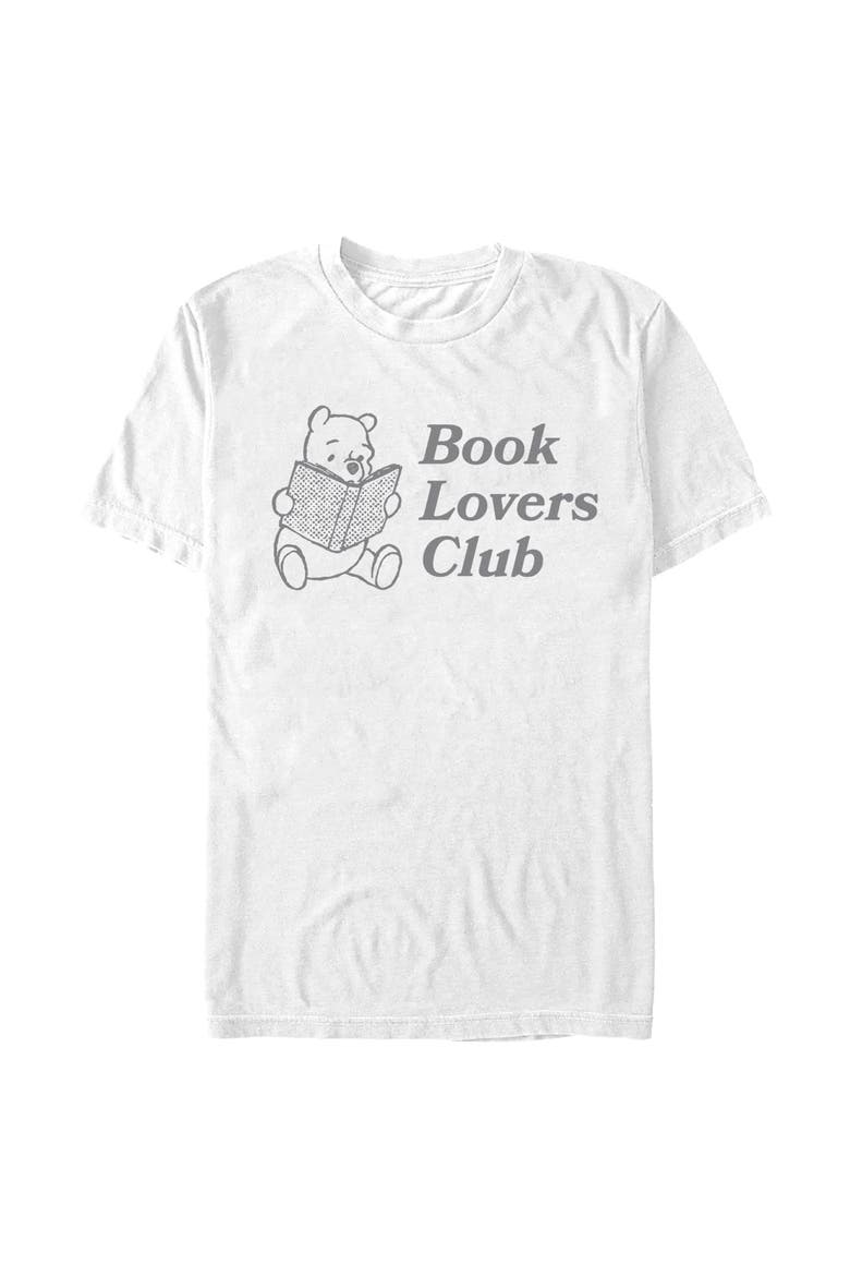 Men's Book Lovers Club Short Sleeve T-Shirt, Main, color, White