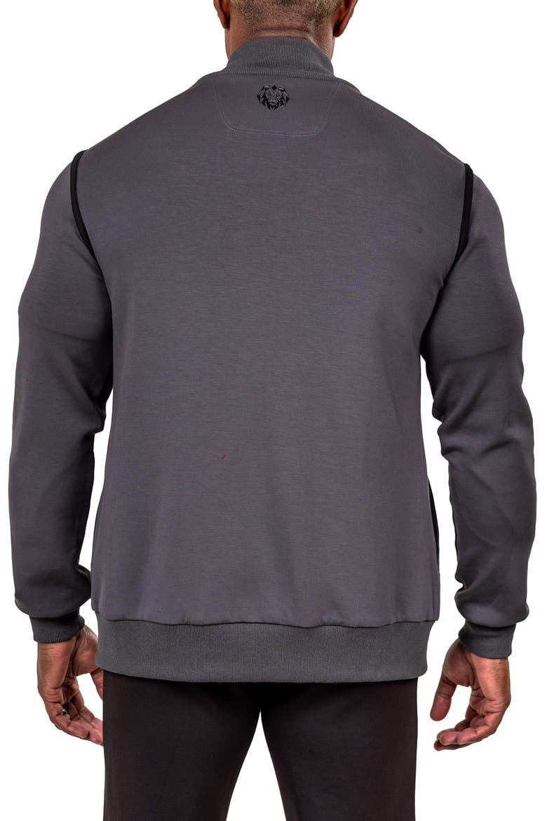 Marthyr Zip Jacket, Alternate, color, BLACK