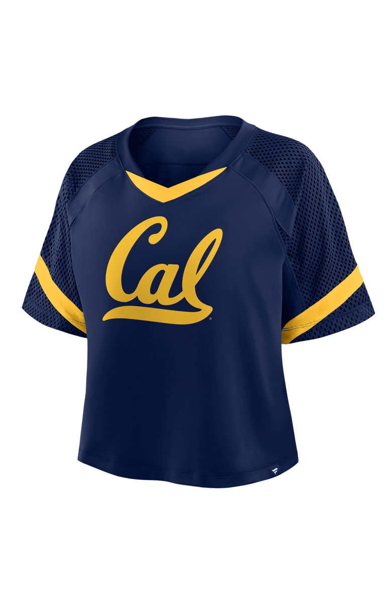 FANATICS Women's Fanatics Navy Cal Bears Oversized Raglan V-Neck Fashion Jersey, Alternate, color, Navy
