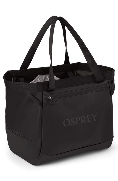 Osprey Transporter 28-liter Gear Tote In Raven Black