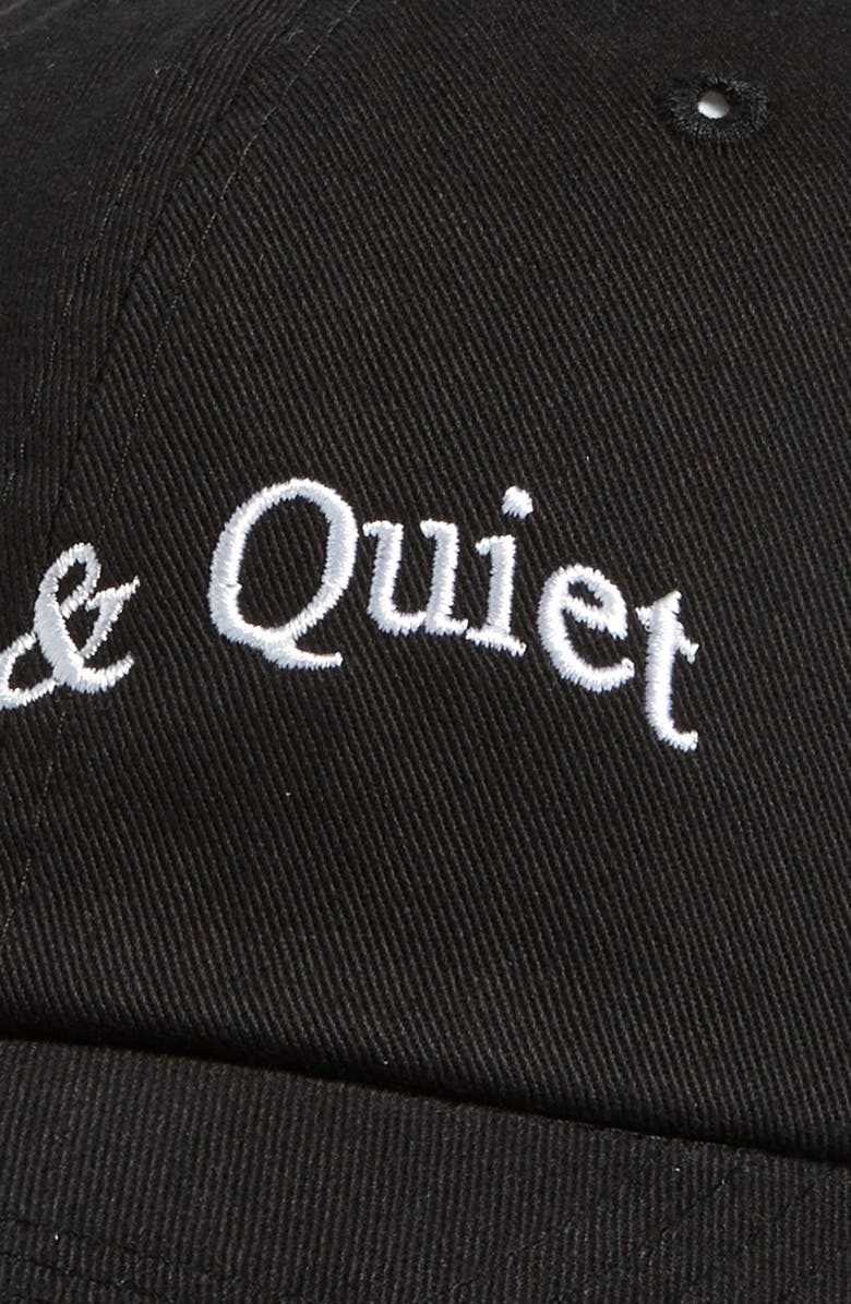 Museum of Peace & Quiet Wordmark Dad Cotton Logo Cap, Alternate, color,