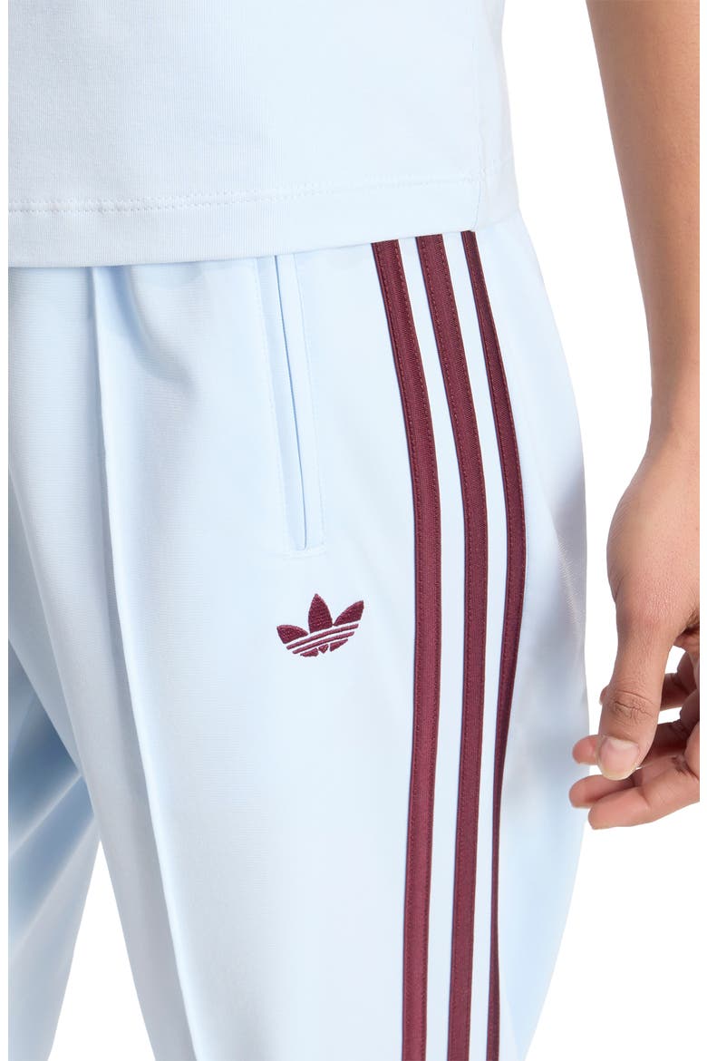 Firebird Classic Recycled Polyester Track Pants, Alternate, color, CRYSTAL SKY/ MAROON