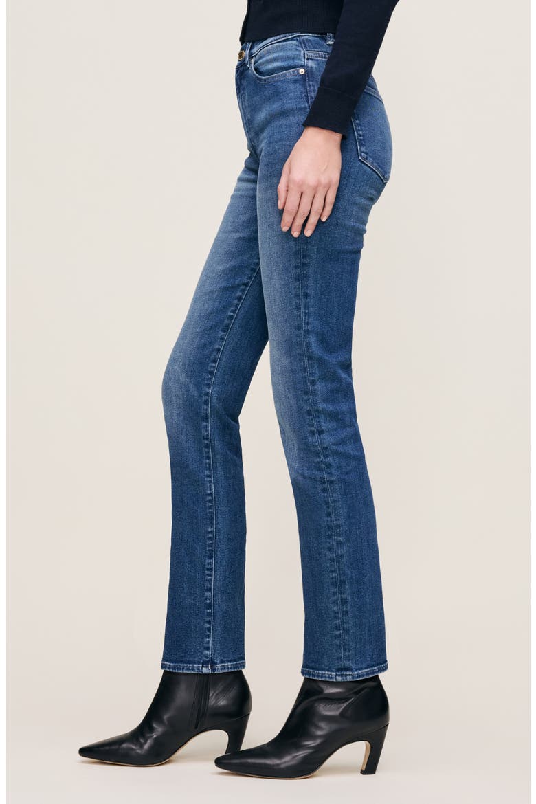 Halle Straight Instasculpt™ High Rise Jeans, Alternate, color, OCEANSIDE