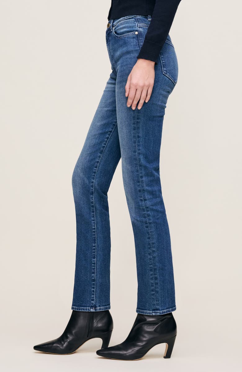 DL1961 Halle Straight Instasculpt<sup>™</sup> High Rise Jeans, Alternate, color, Oceanside