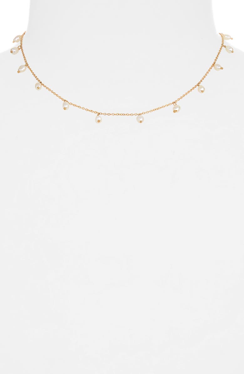 Argento Vivo Sterling Silver Argento Vivo Pearl Shaker Necklace, Alternate, color, 