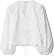 & Other Stories Ve Ariba Tie Front Top