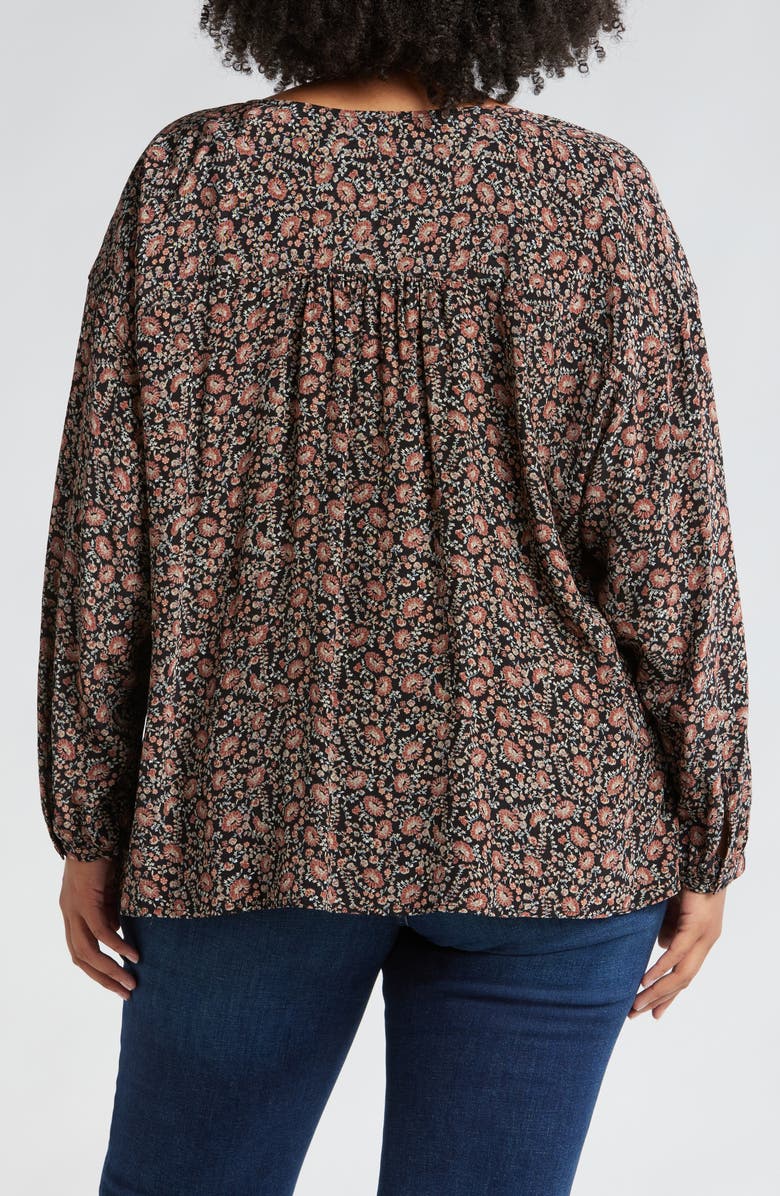 Treasure & Bond Floral Button-Up Top, Alternate, color,