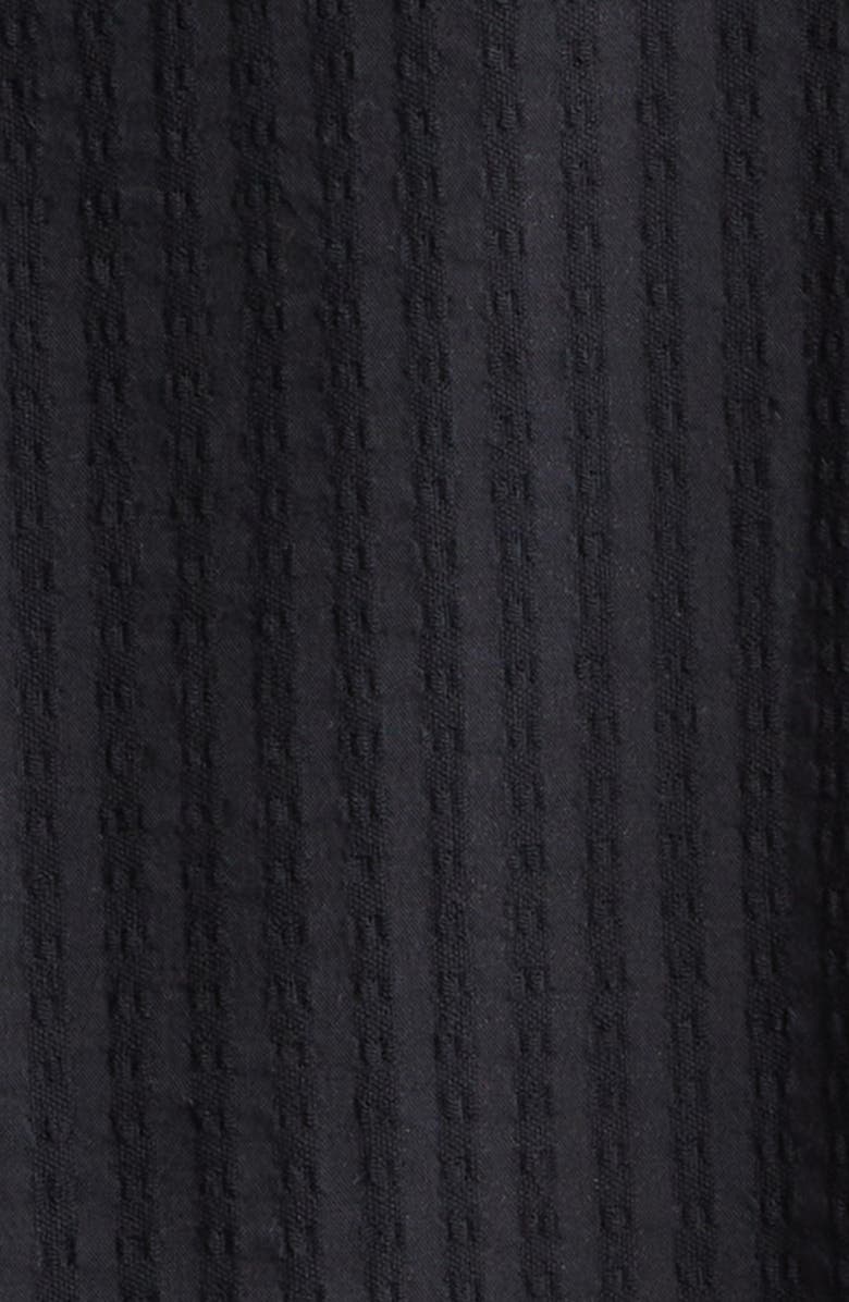 PALMES Relaxed Stretch Cotton Button-Up Shirt, Alternate, color, Black