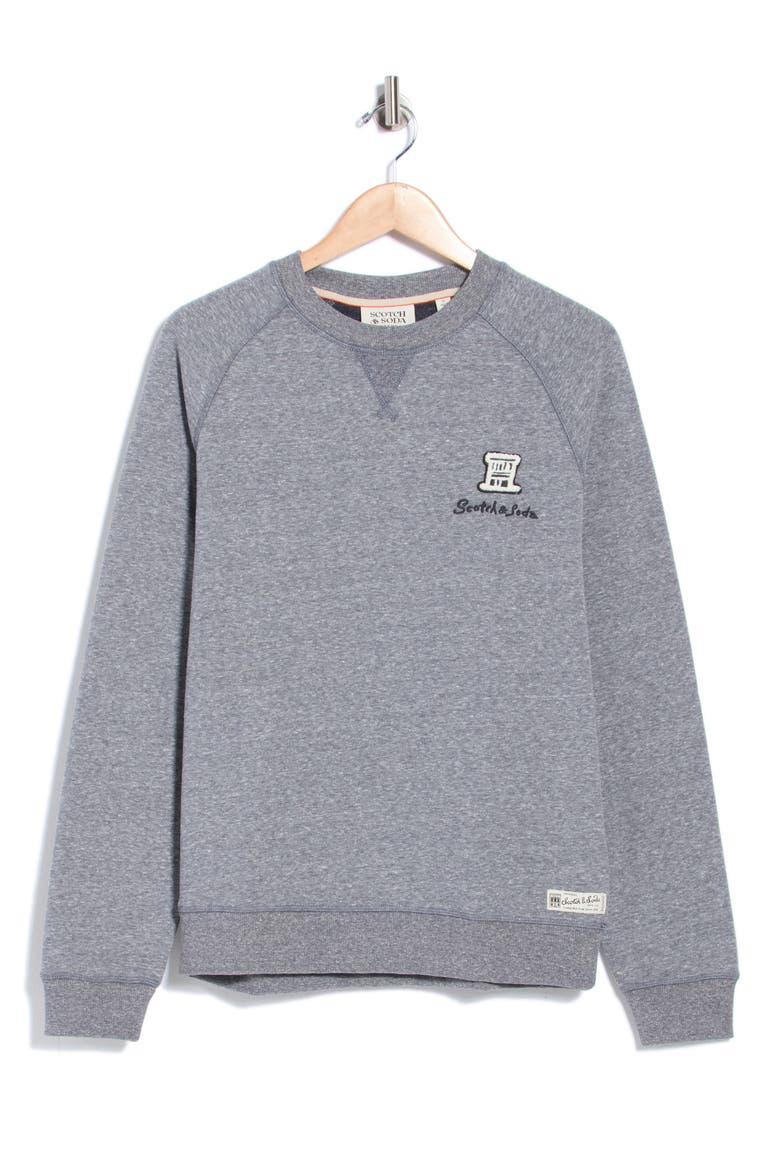 Mélange Sweatshirt, Alternate, color, DK NAVY