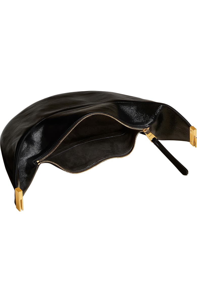 Khaite Small Olivia Leather Hobo Bag, Alternate, color,