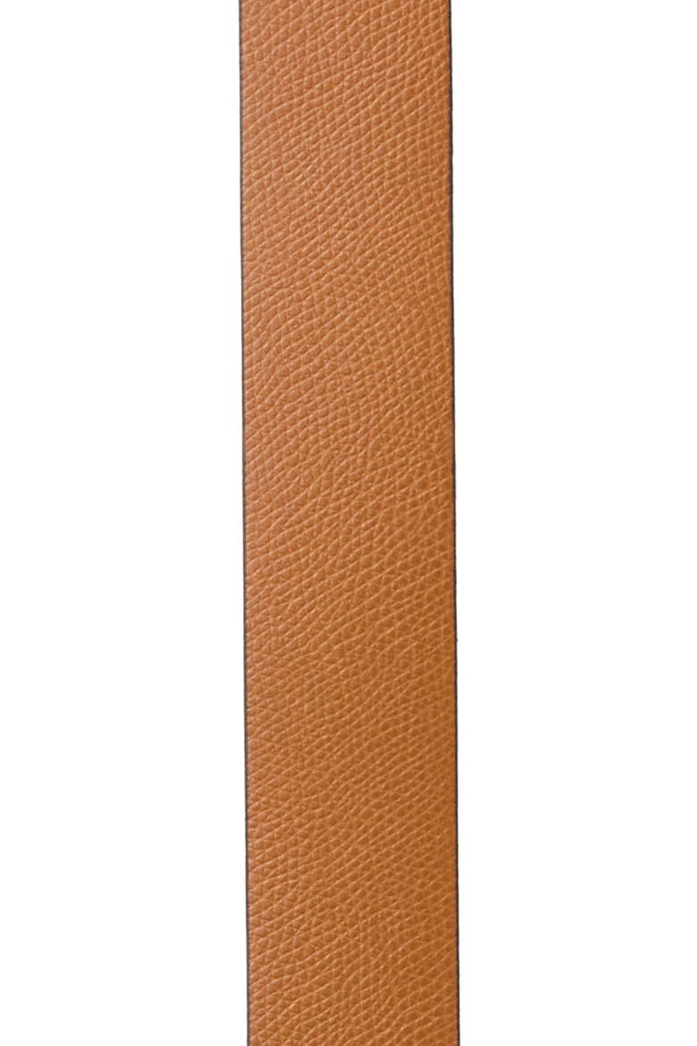 Daniela Pebbled Leather Belt, Alternate, color, TOBACCO
