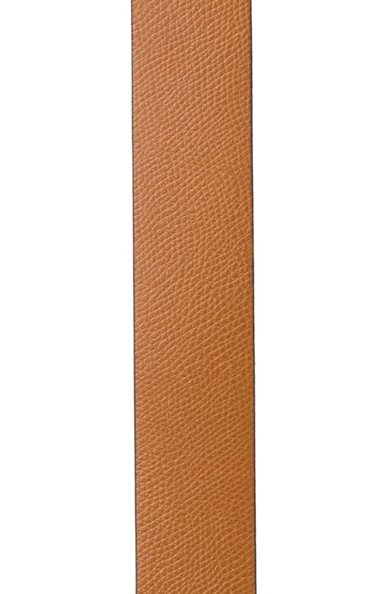 Bruno Magli Daniela Pebbled Leather Belt, Alternate, color, Tobacco