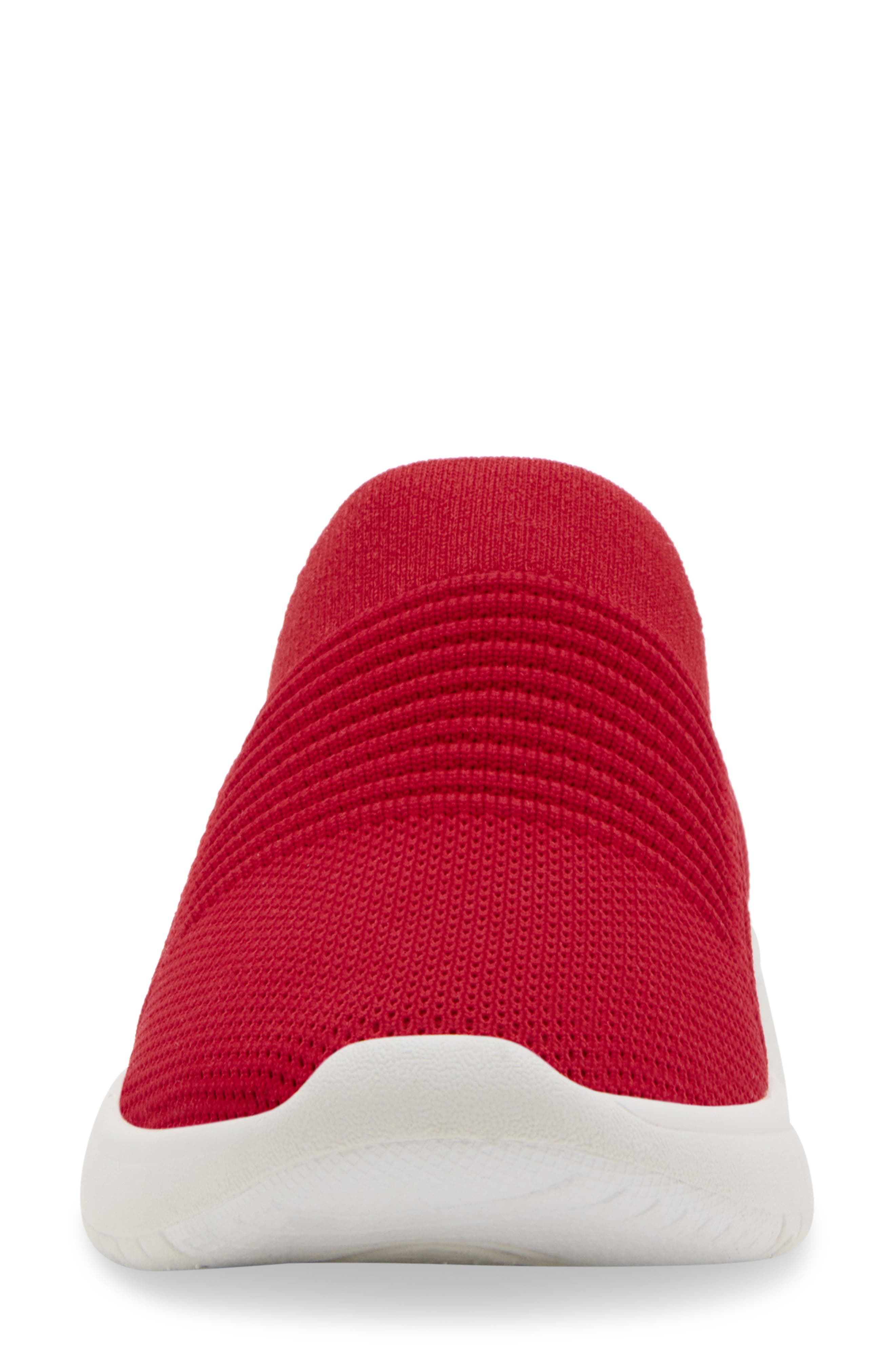 Karen Waterproof Slip-On Sneaker, Alternate, color, RED KNIT