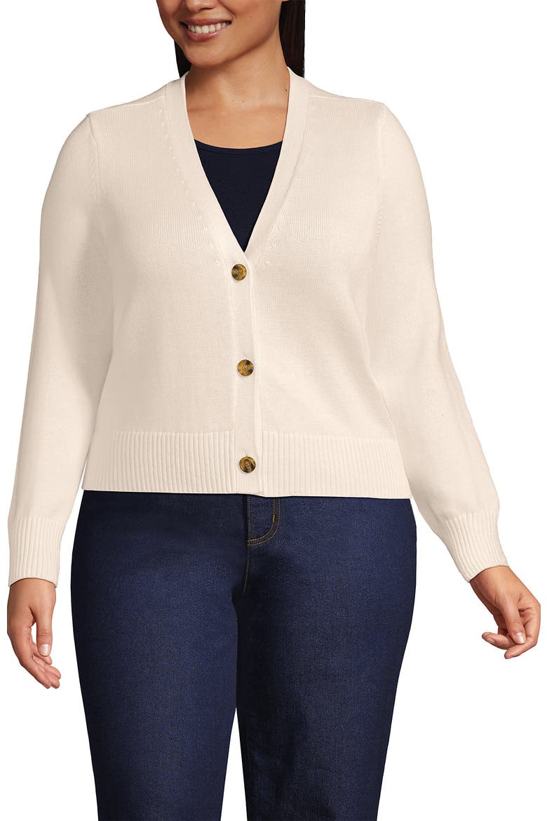 Drifter Vneck Dress Cardigan Sweater, Main, color, Fresh Ivory