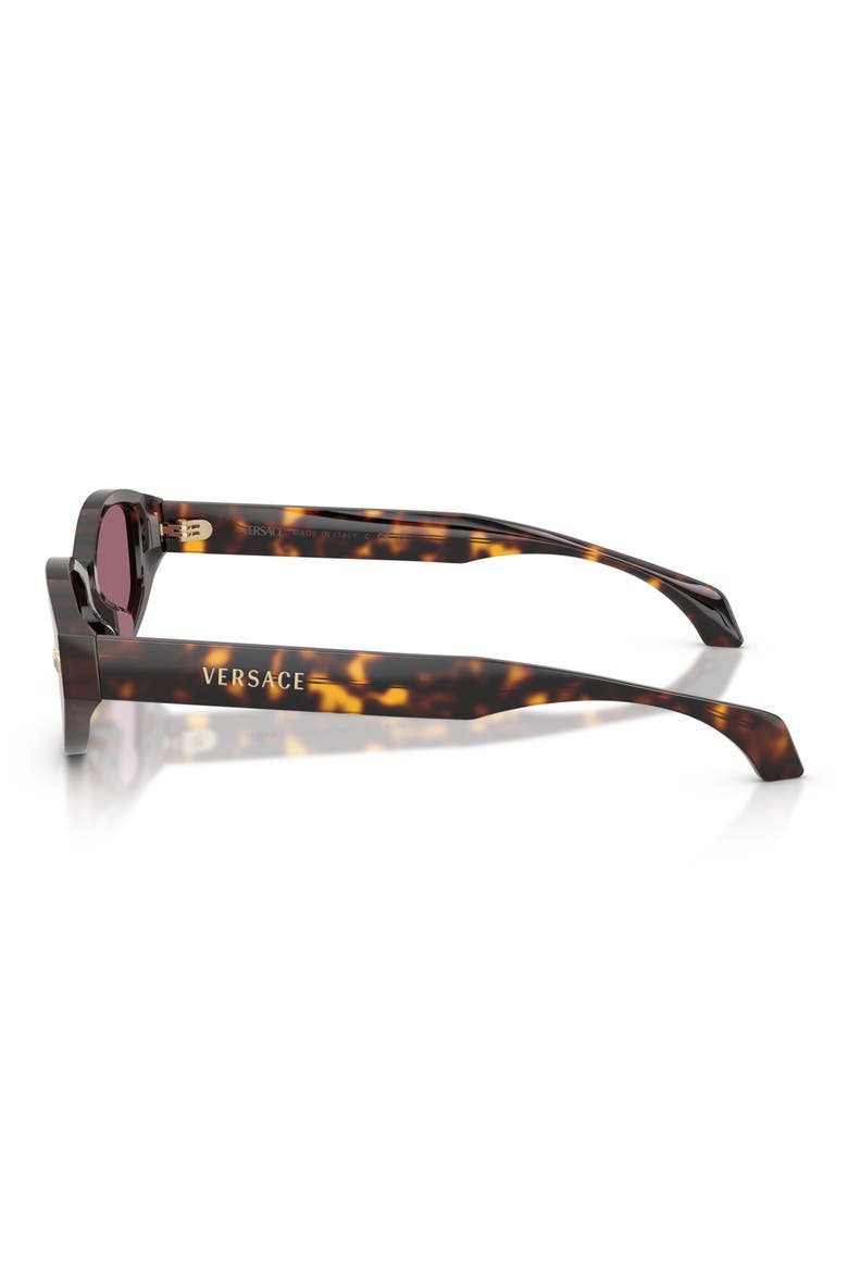 54mm Cat Eye Sunglasses, Alternate, color, HAVANA / VIOLET