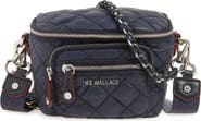 MZ Wallace Micro Crosby Diamond Quilted Nylon Sling Bag